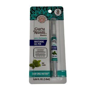 Guru Nanda Whitening Gel Pen Mint Flavor Teeth Whitening New